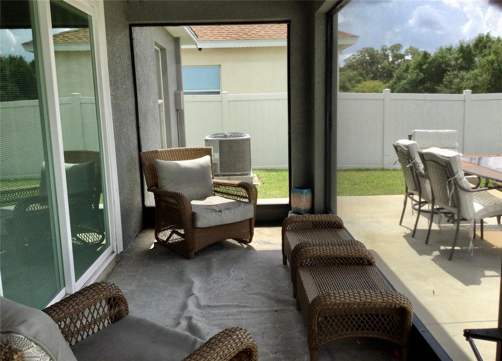 Screen in porch