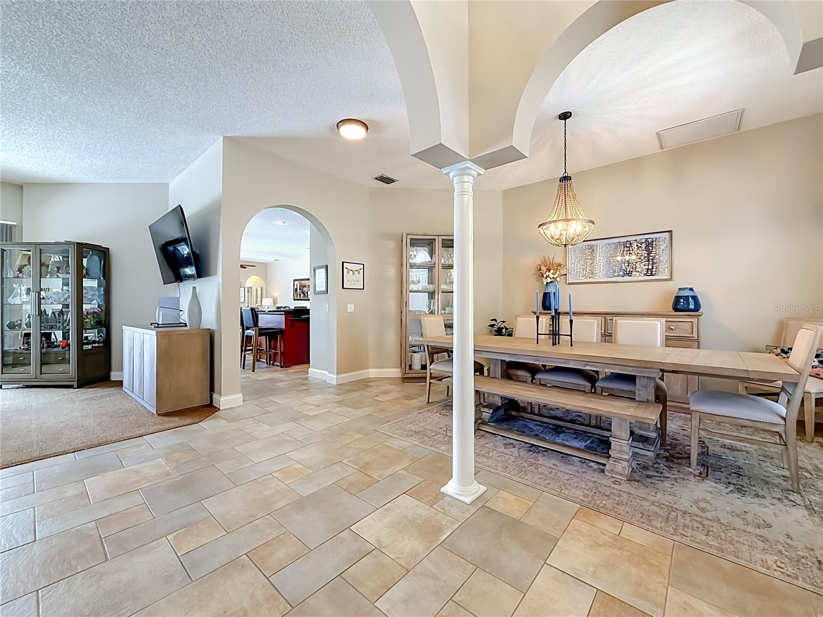 Foyer - Living Room - Dining Room
