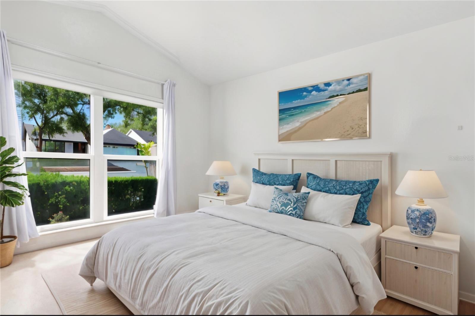 Master Suite separate from other bedrooms.