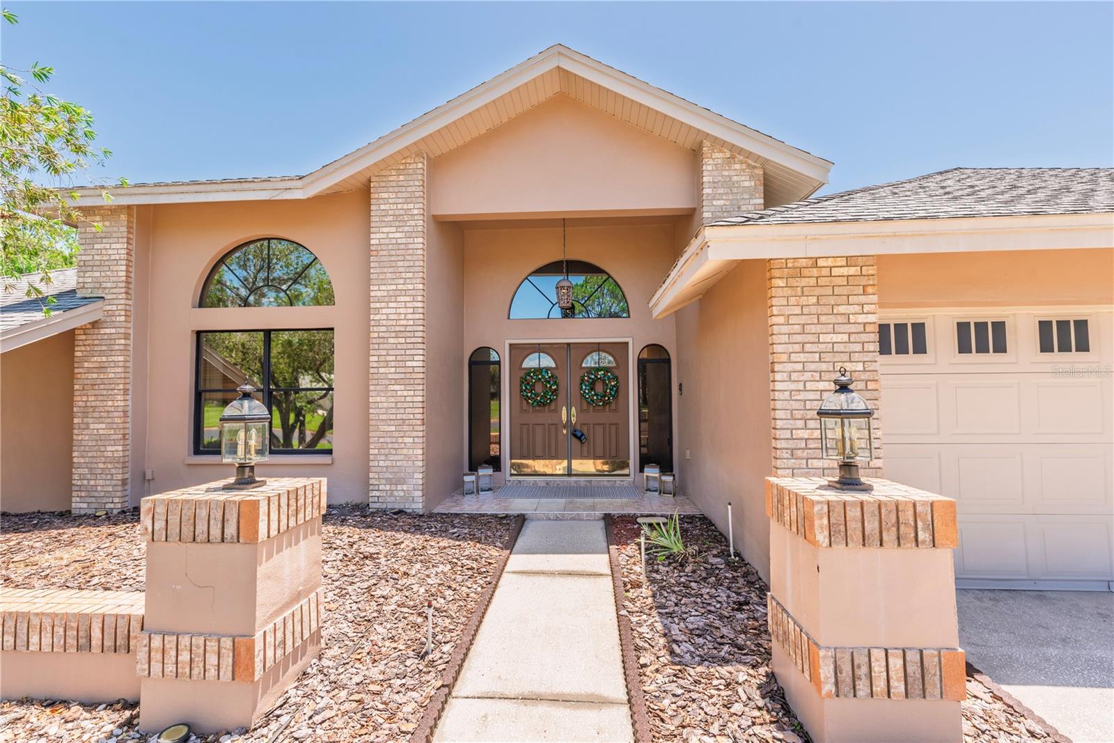 Front entry.