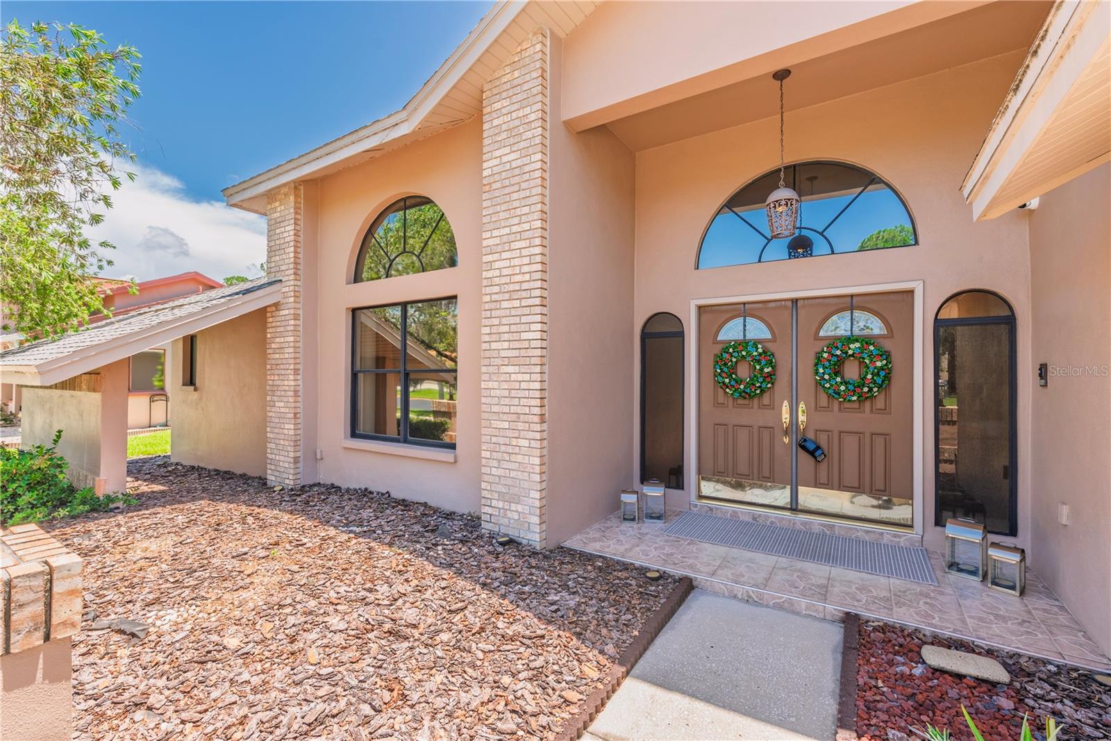 Front entry.