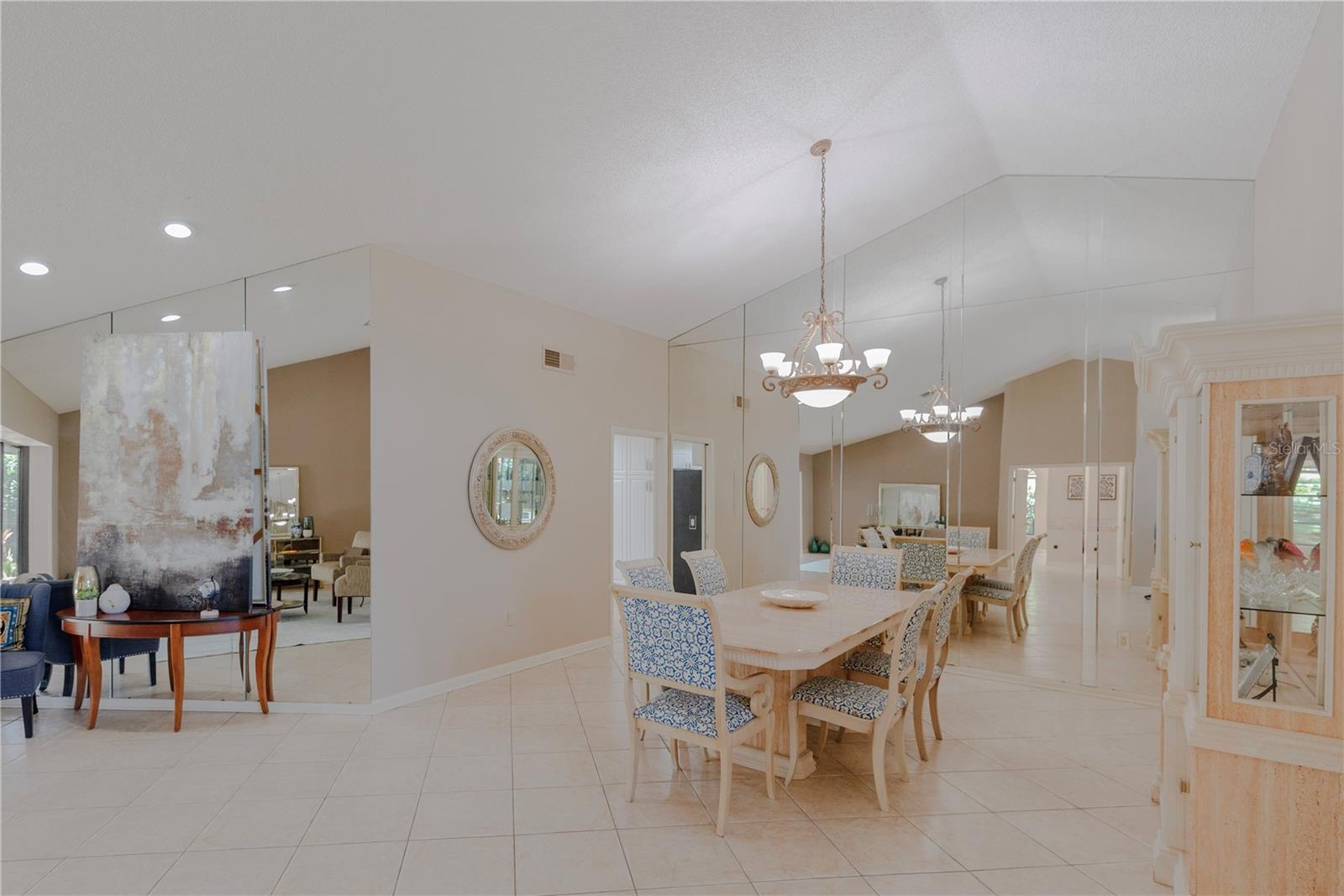 Dining and living room.