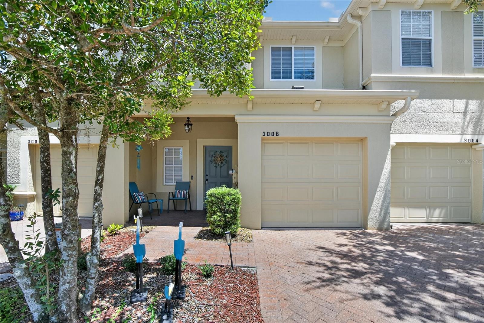 Front View of Townhome