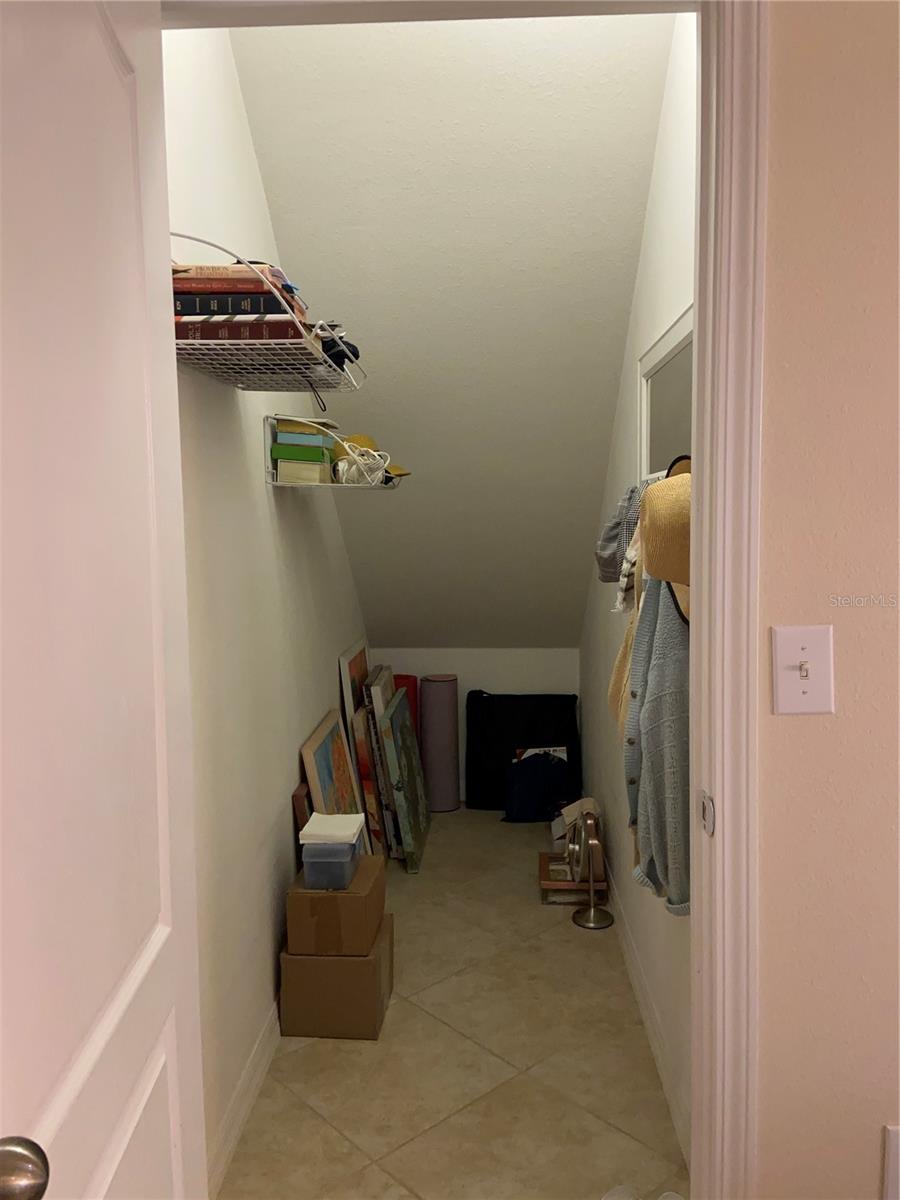 Under stairs storage