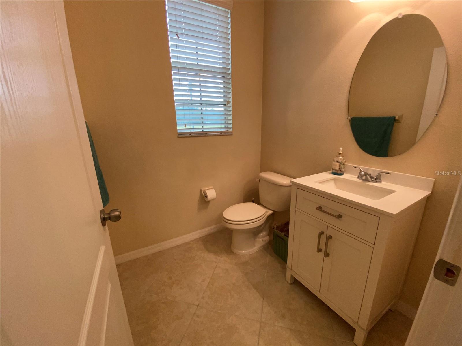 Main floor half bath