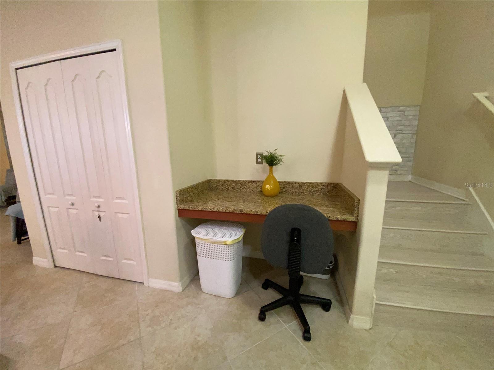 Built in desk