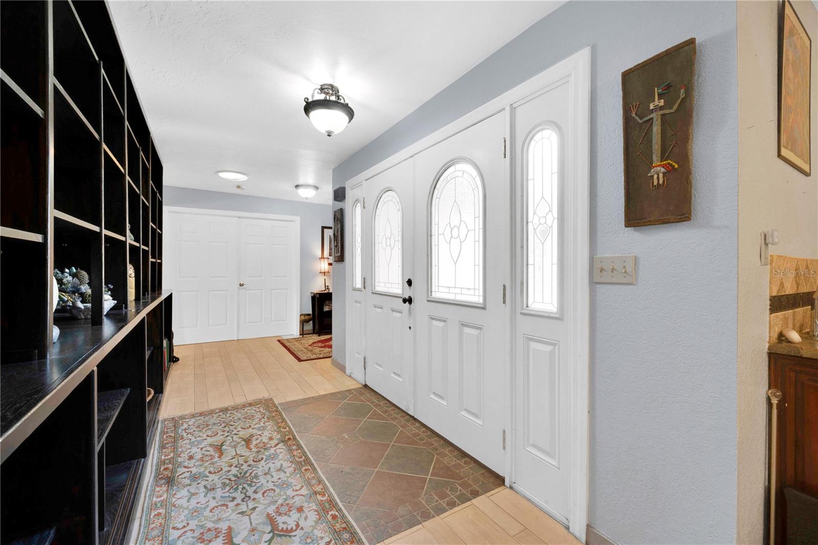 Foyer with Built-ins