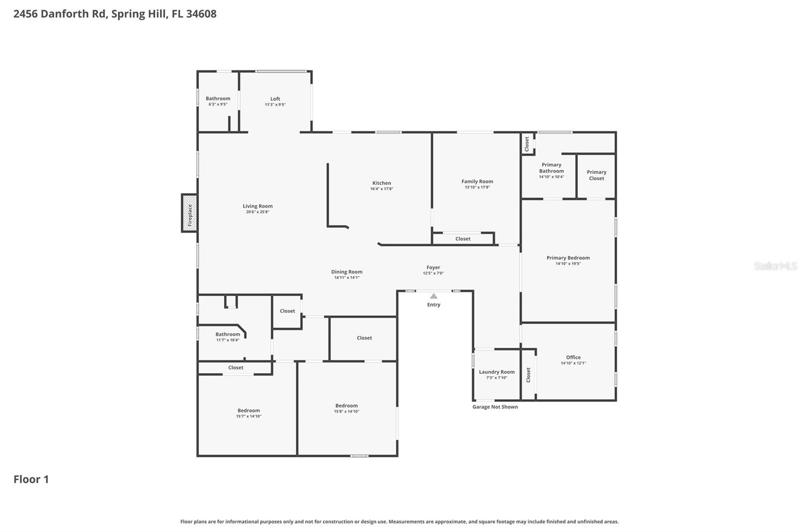 Tons of closet space!