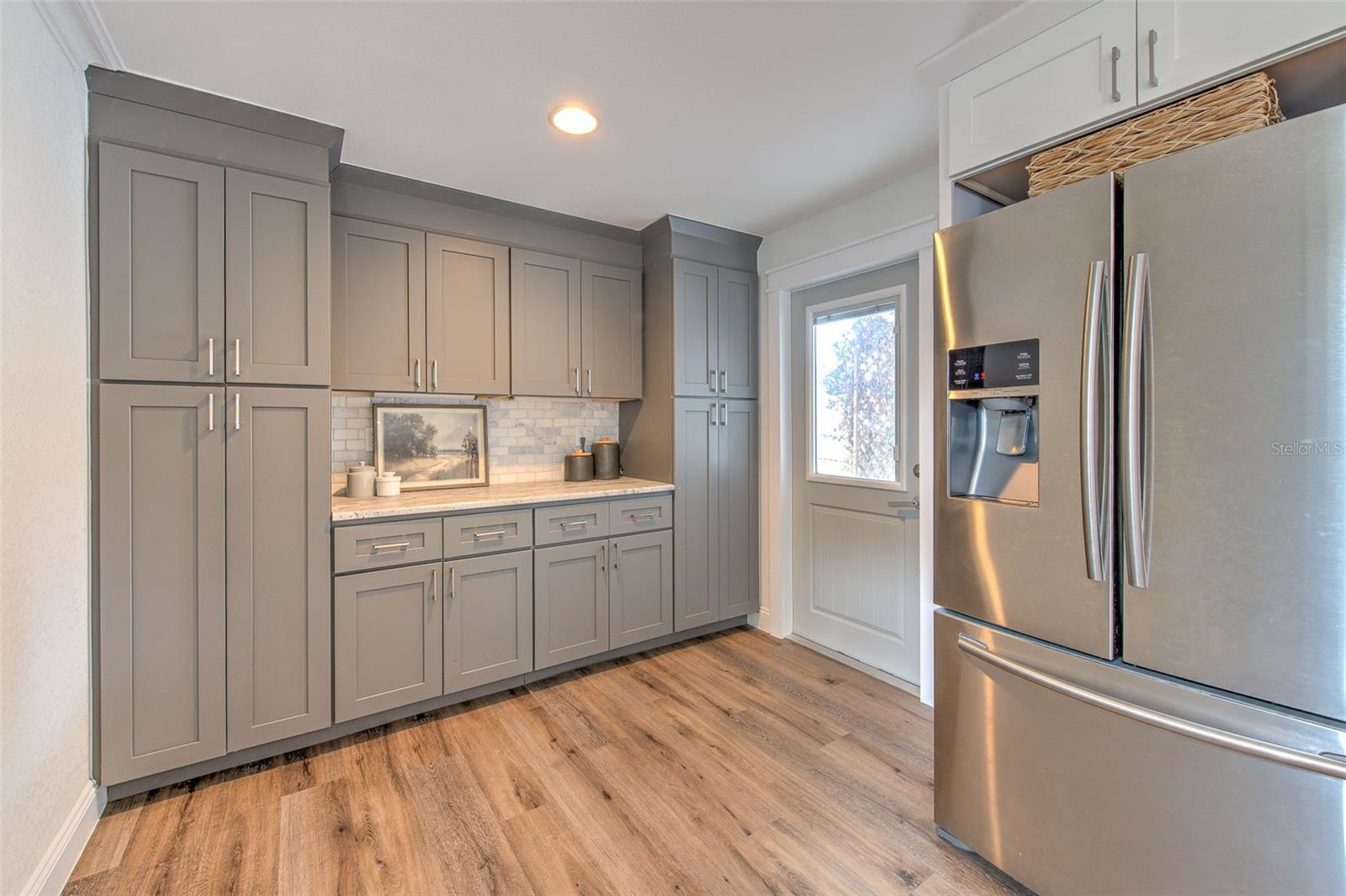Ample pantry space