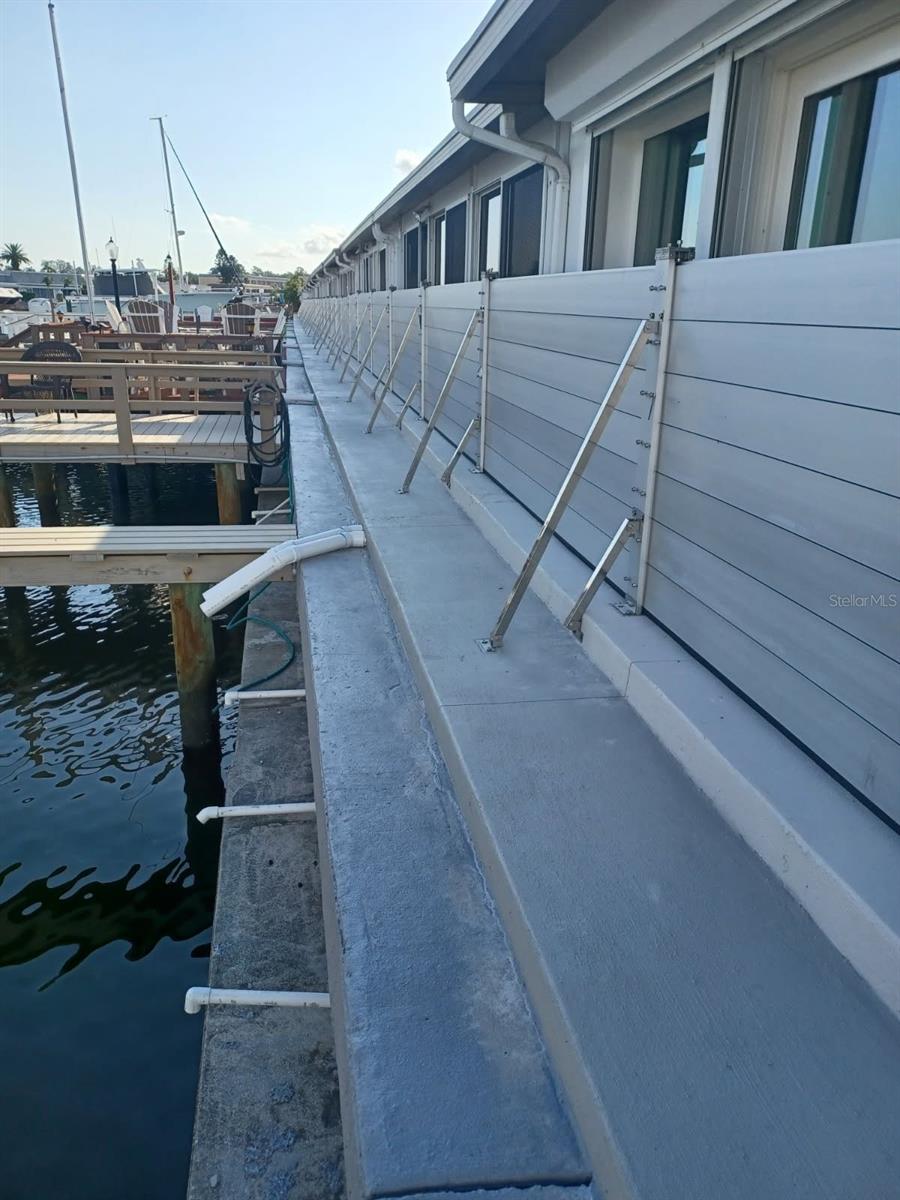Garrison Barriers installed at back of property