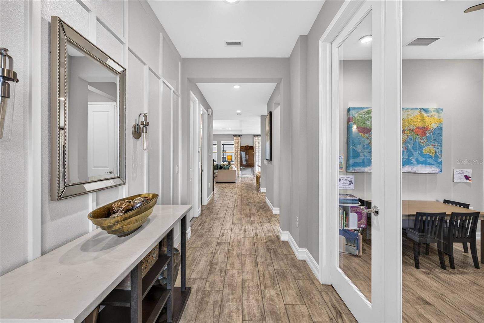 Entryway - to the right is the first floor office.
