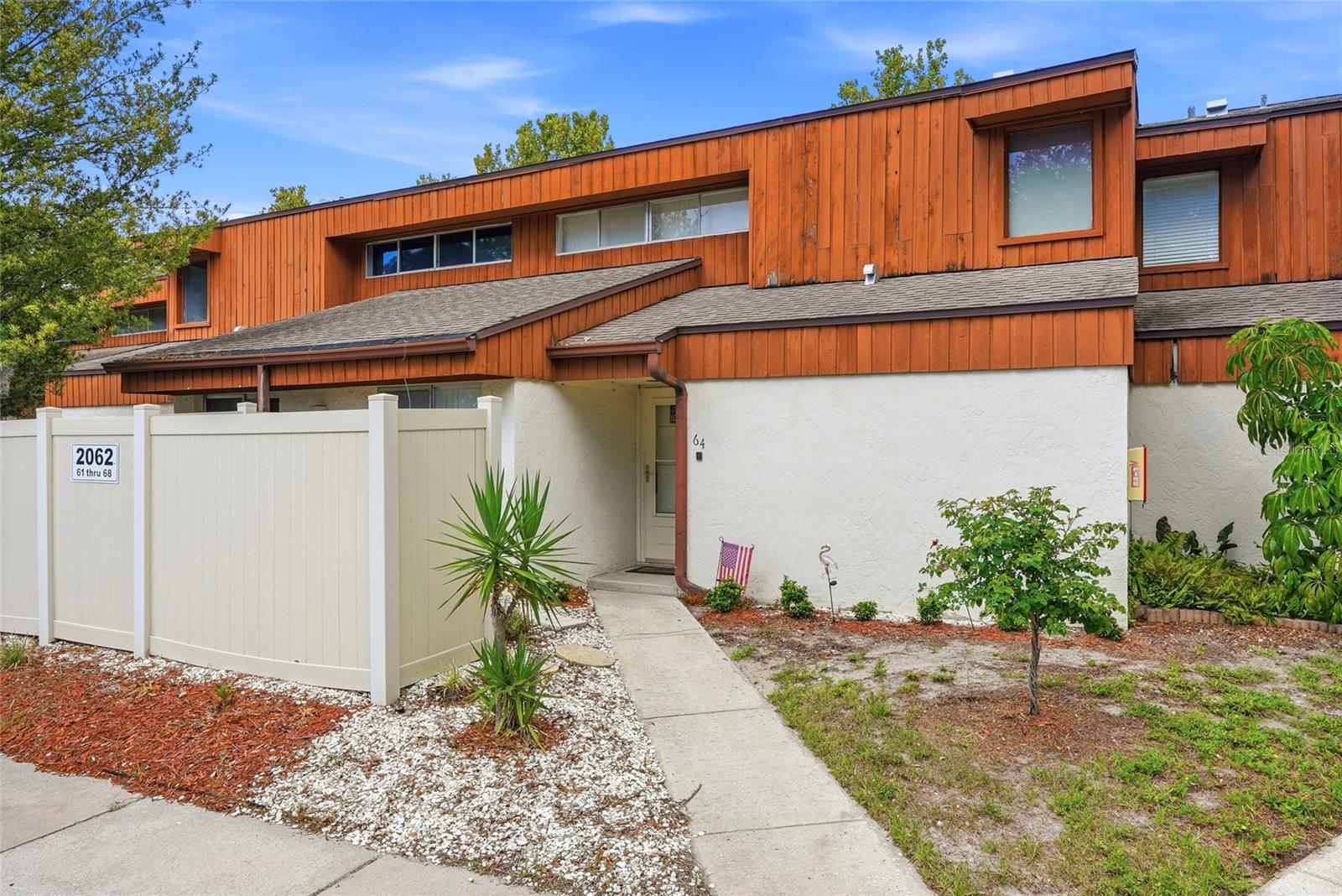 Front of Townhome