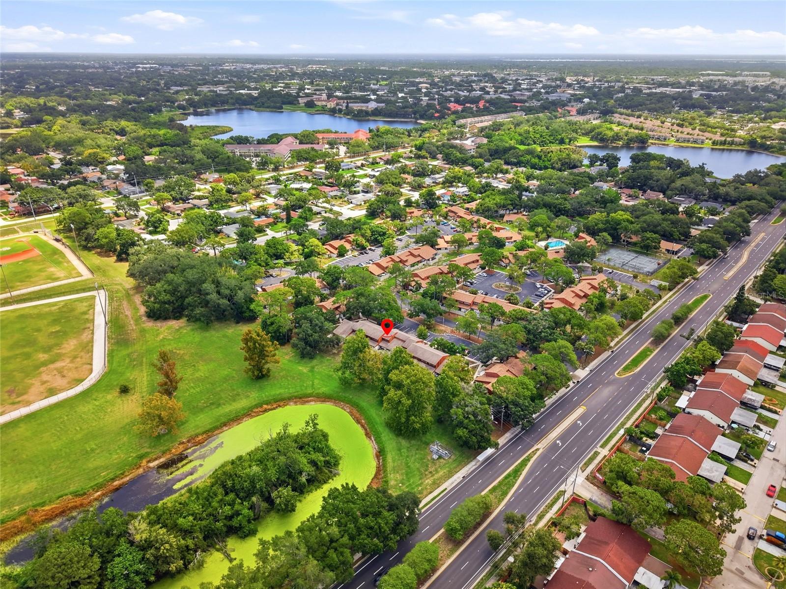 Aerial View of Community