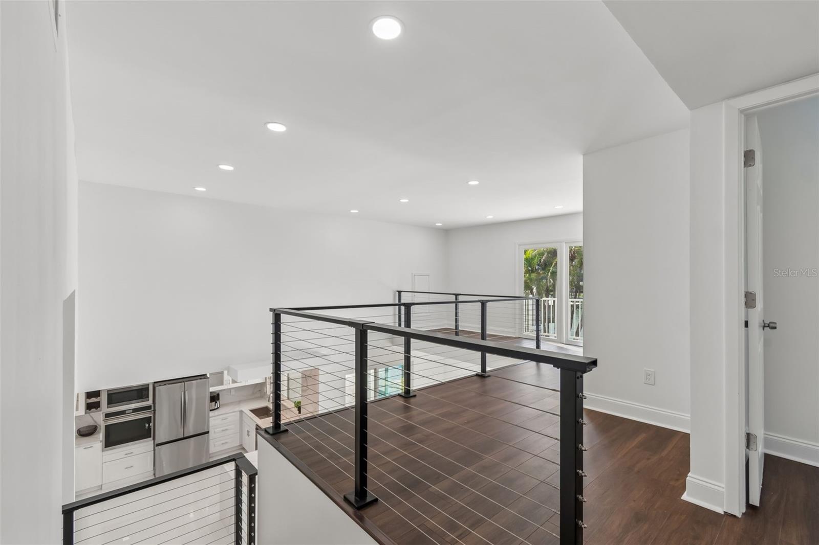 Spacious loft with balcony and stunning views