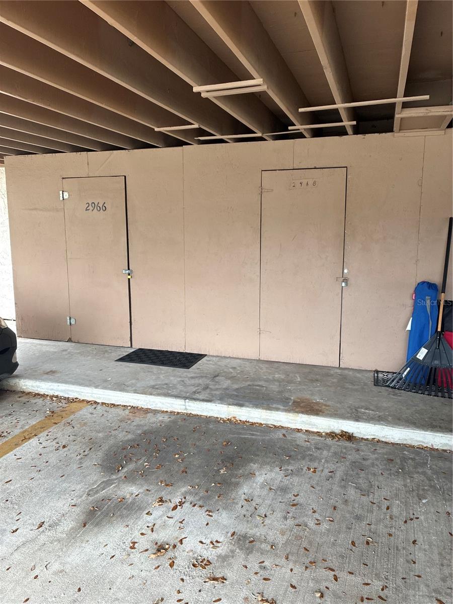 Parking with storage