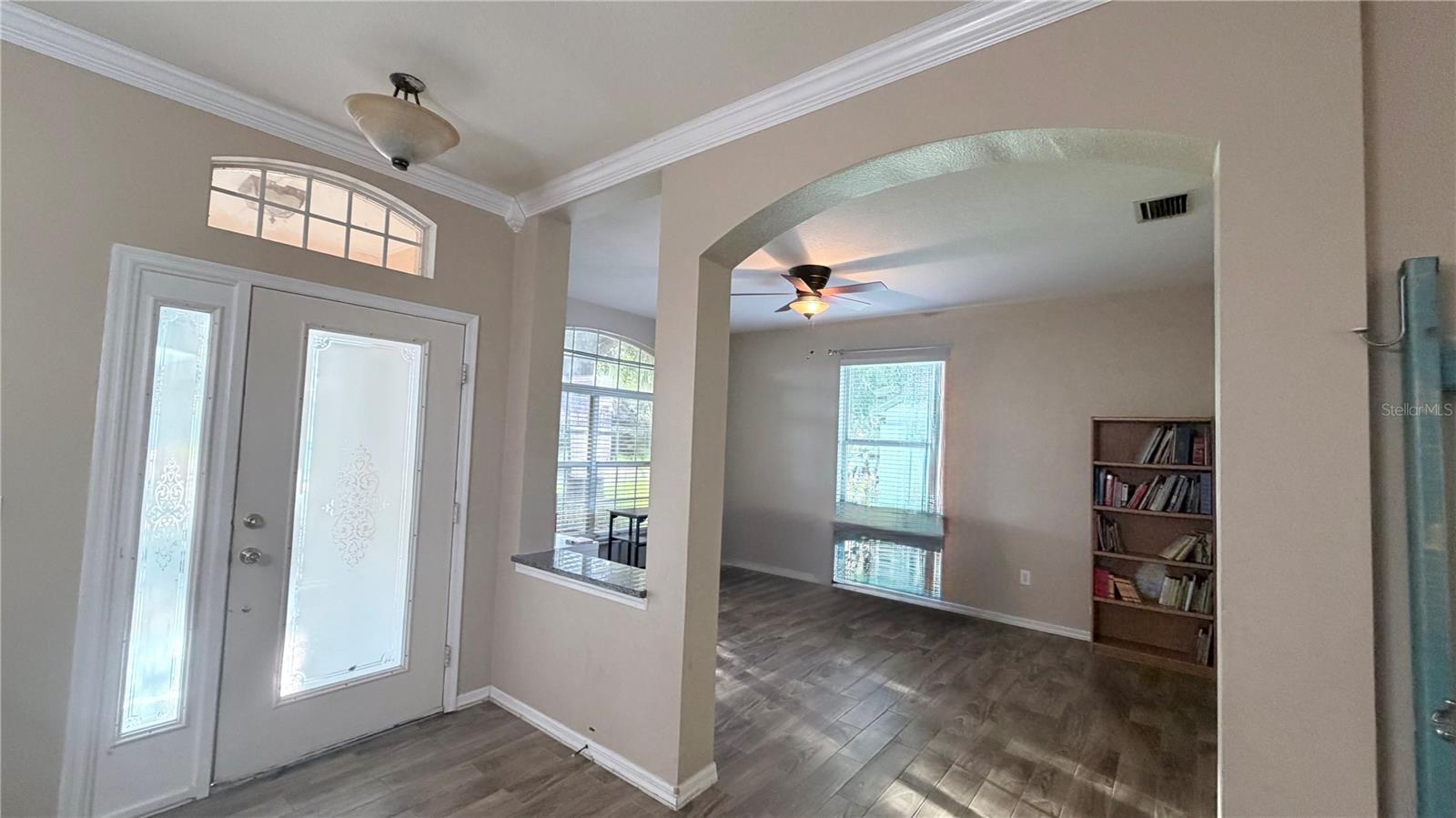 Entry and bonus room