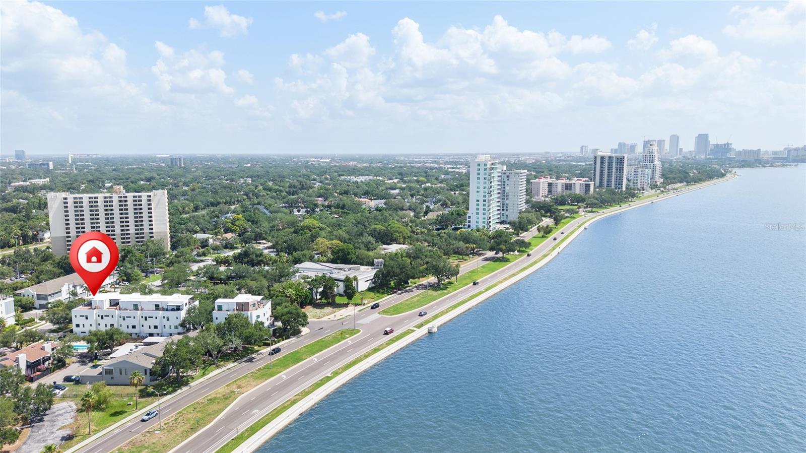 Location steps form Bayshore Blvd.