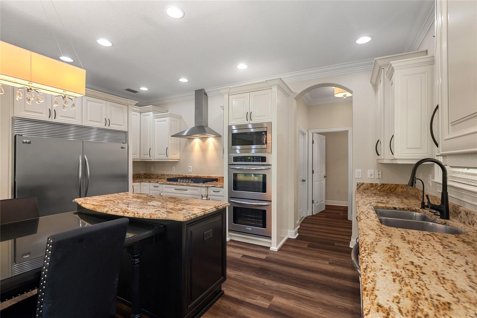 Kitchen view from french door