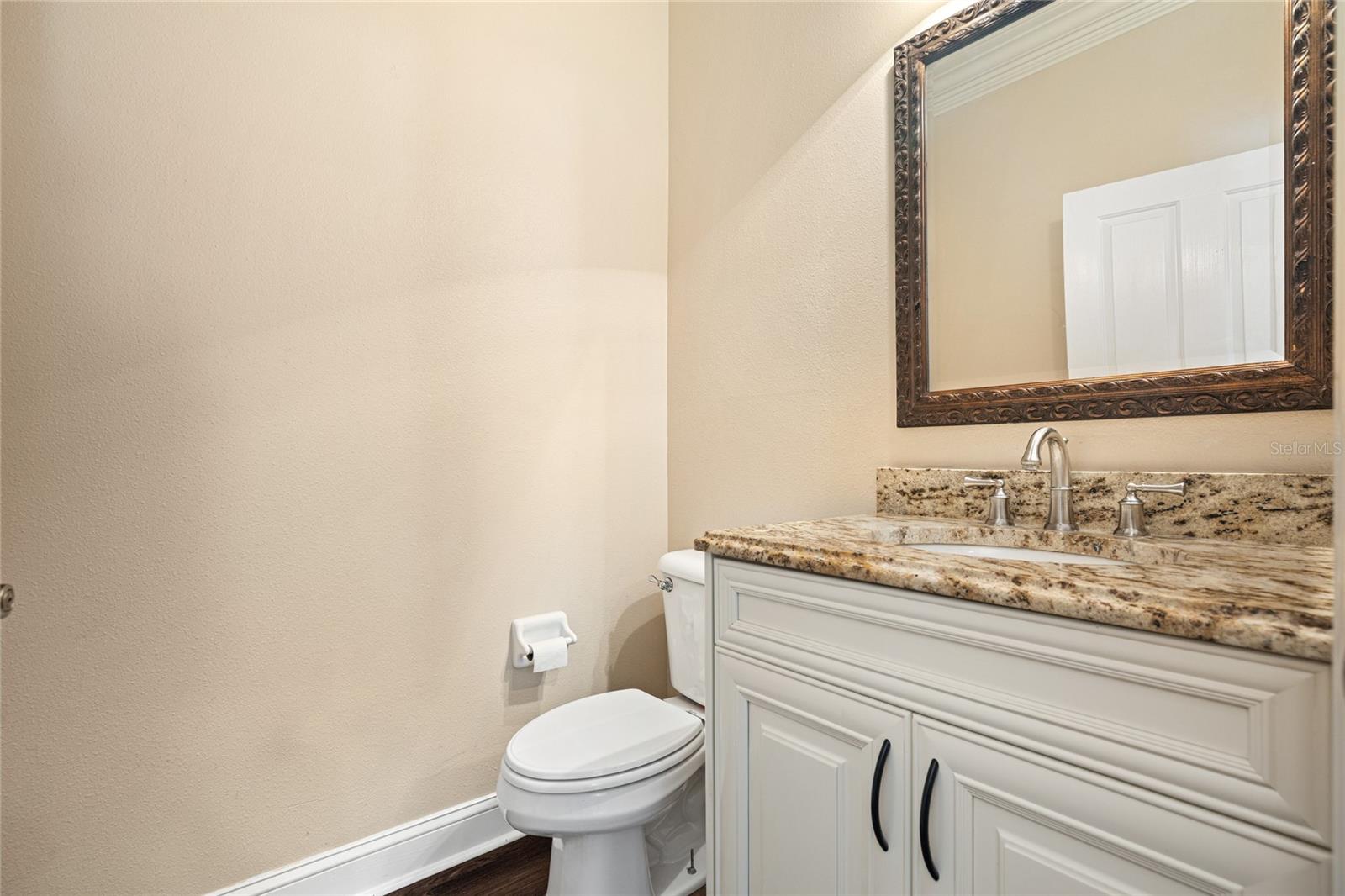 Downstairs half bath