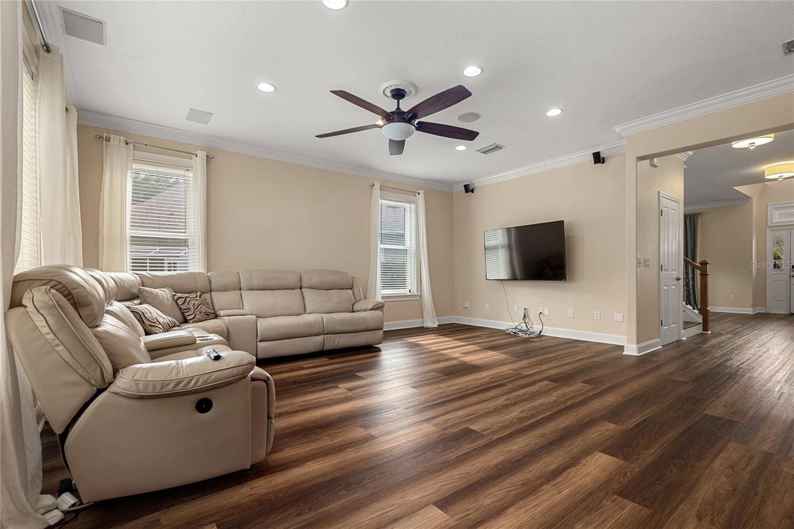Family Room angle from kitchen