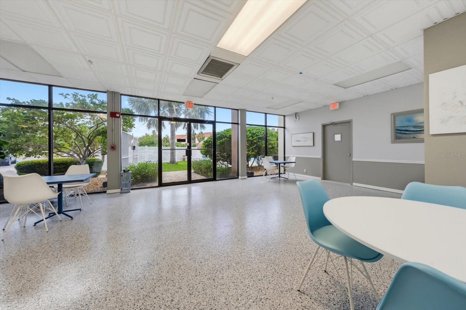 Community Room-Great for gatherings; etrance to pool