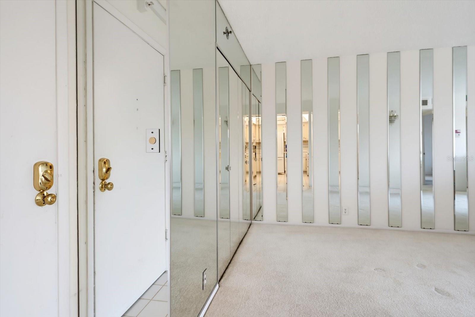 Entry looking towards dining room