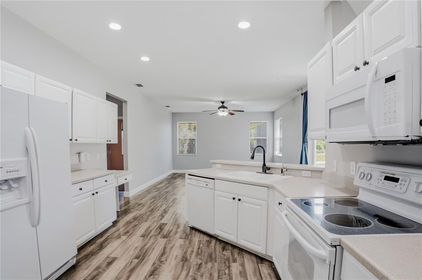 KITCHEN AND FAMILY ROOM