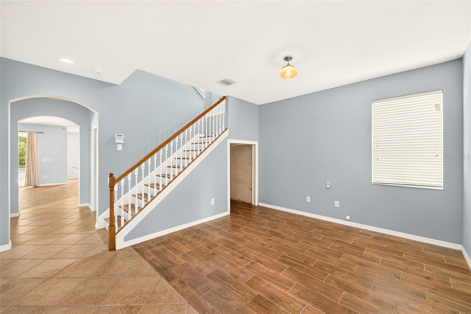 Front/Entry room with under stairs storage closet
