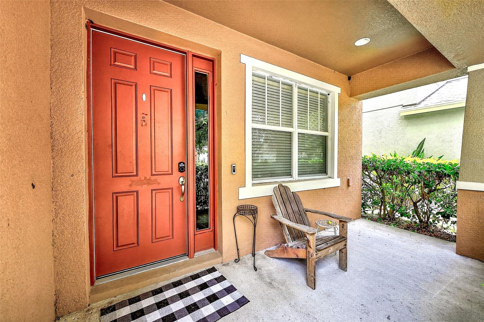 Covered front porch