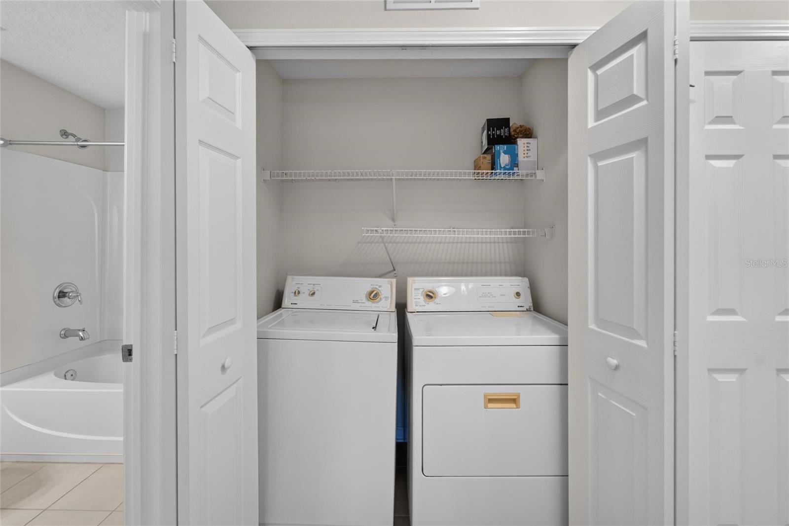 Washer/Dryer closet