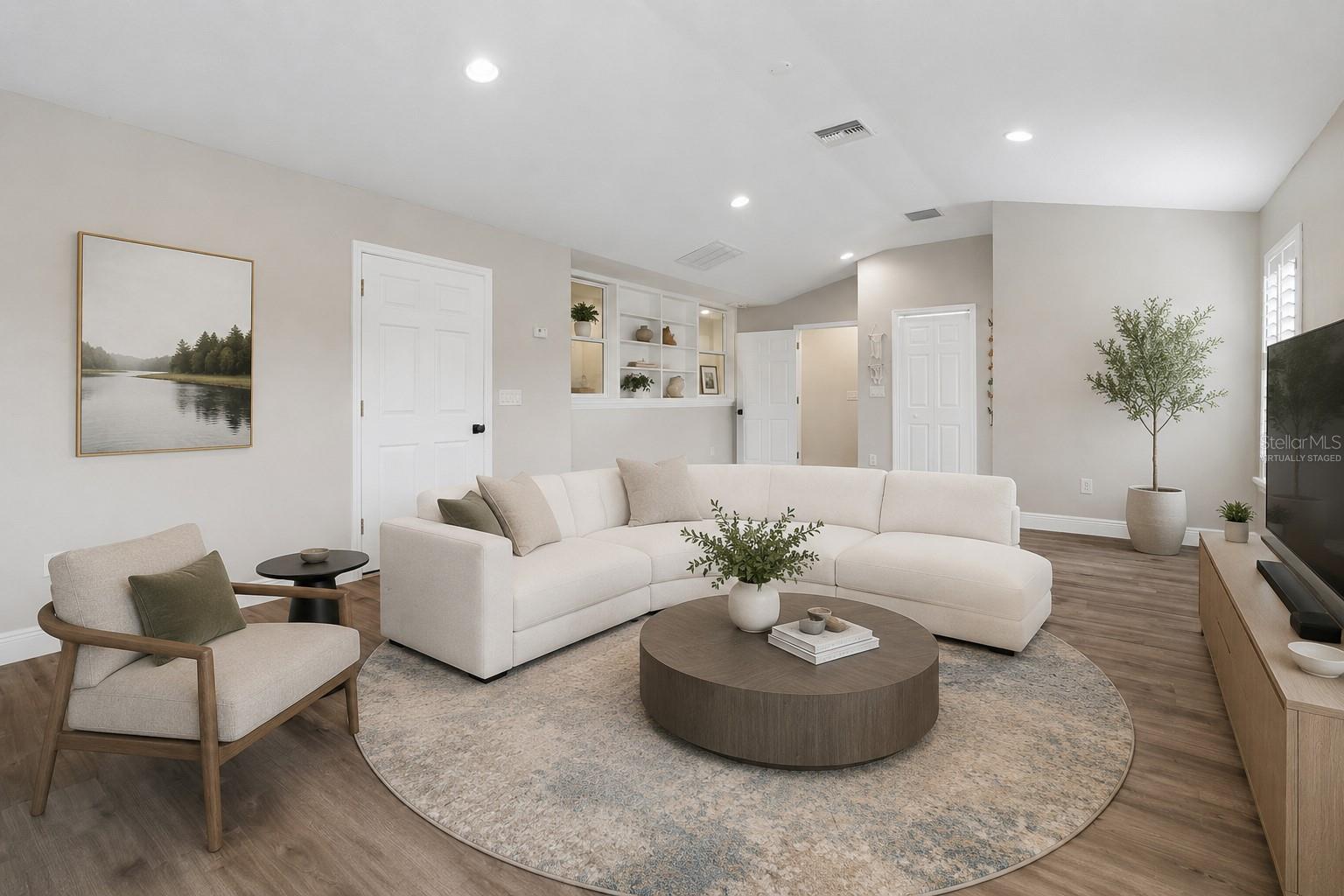 Virtually Staged Upstairs Loft