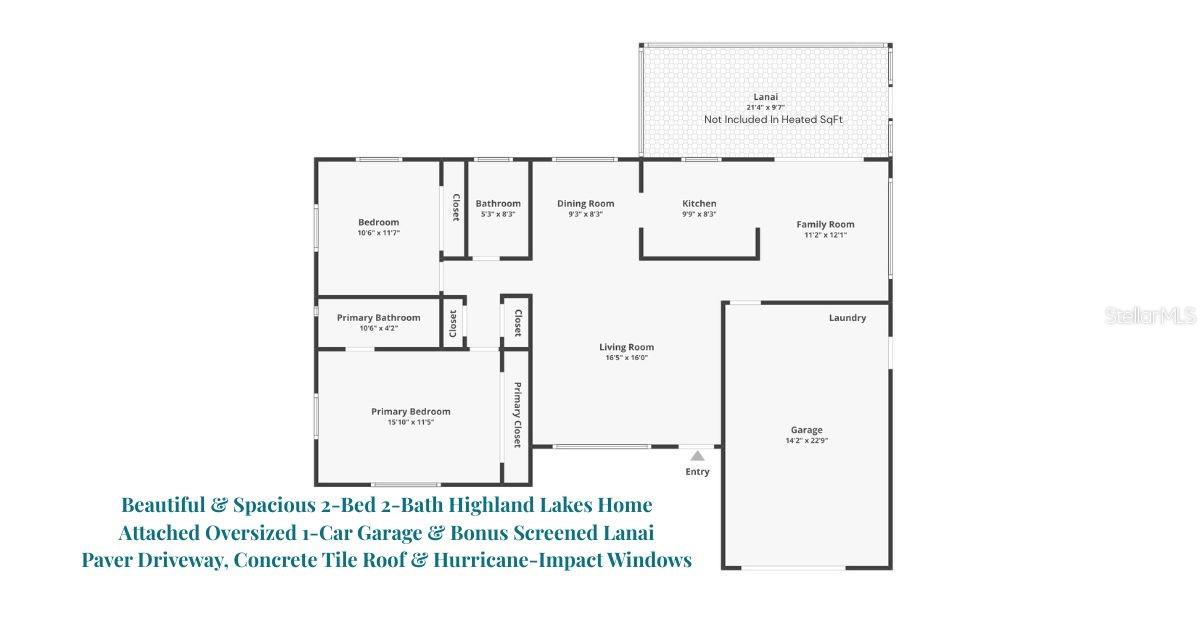 You'll love this floor plan and your bonus screened lanai for year-round enjoyment~