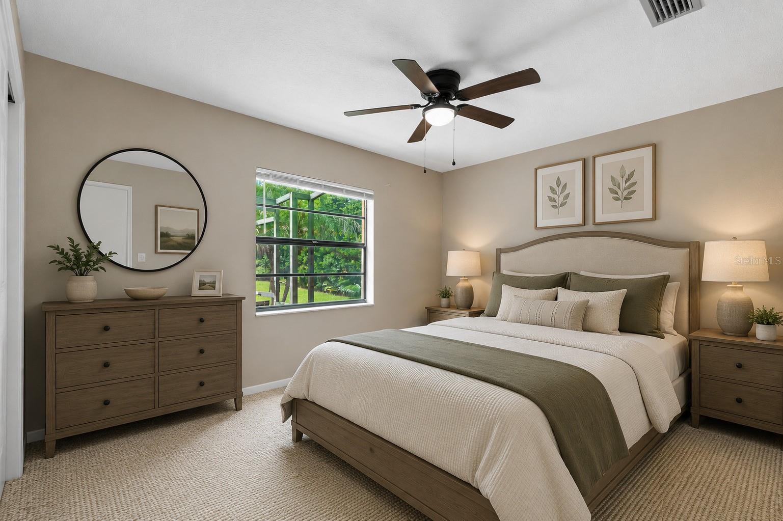 staged bedroom photo
