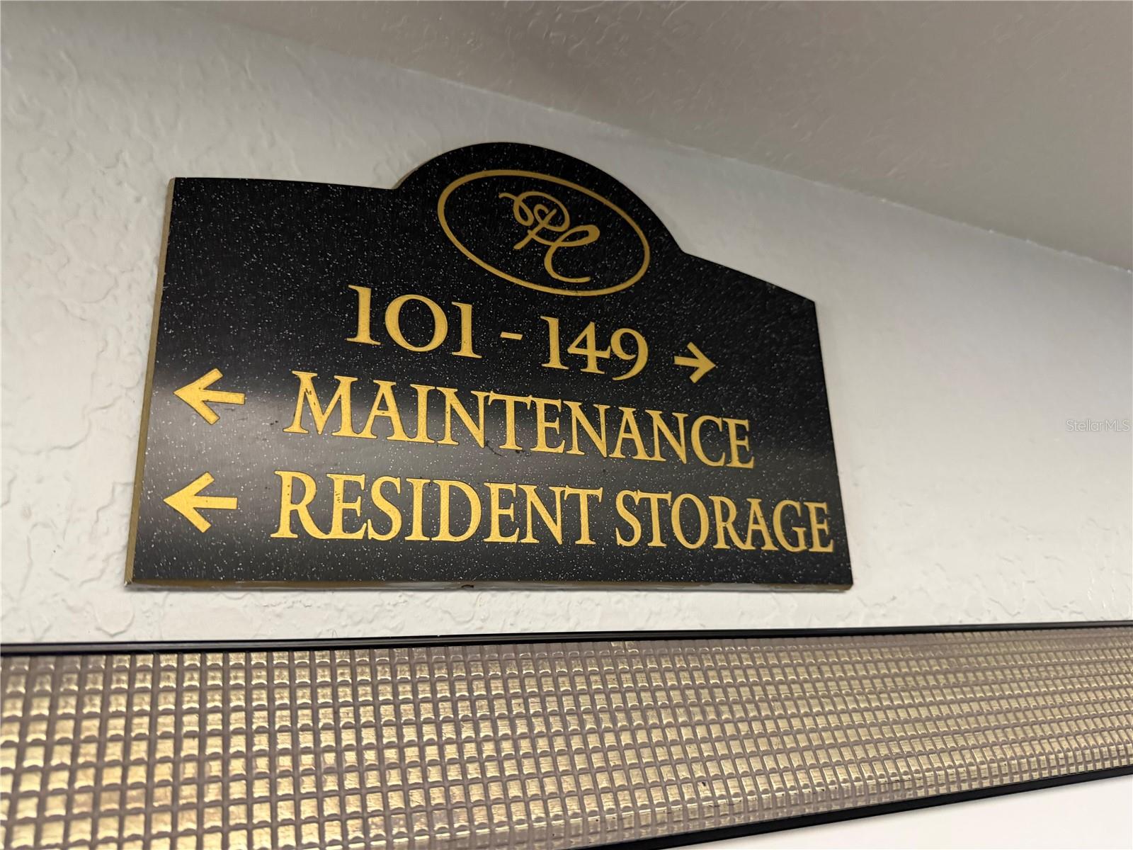 Resident Storage Available