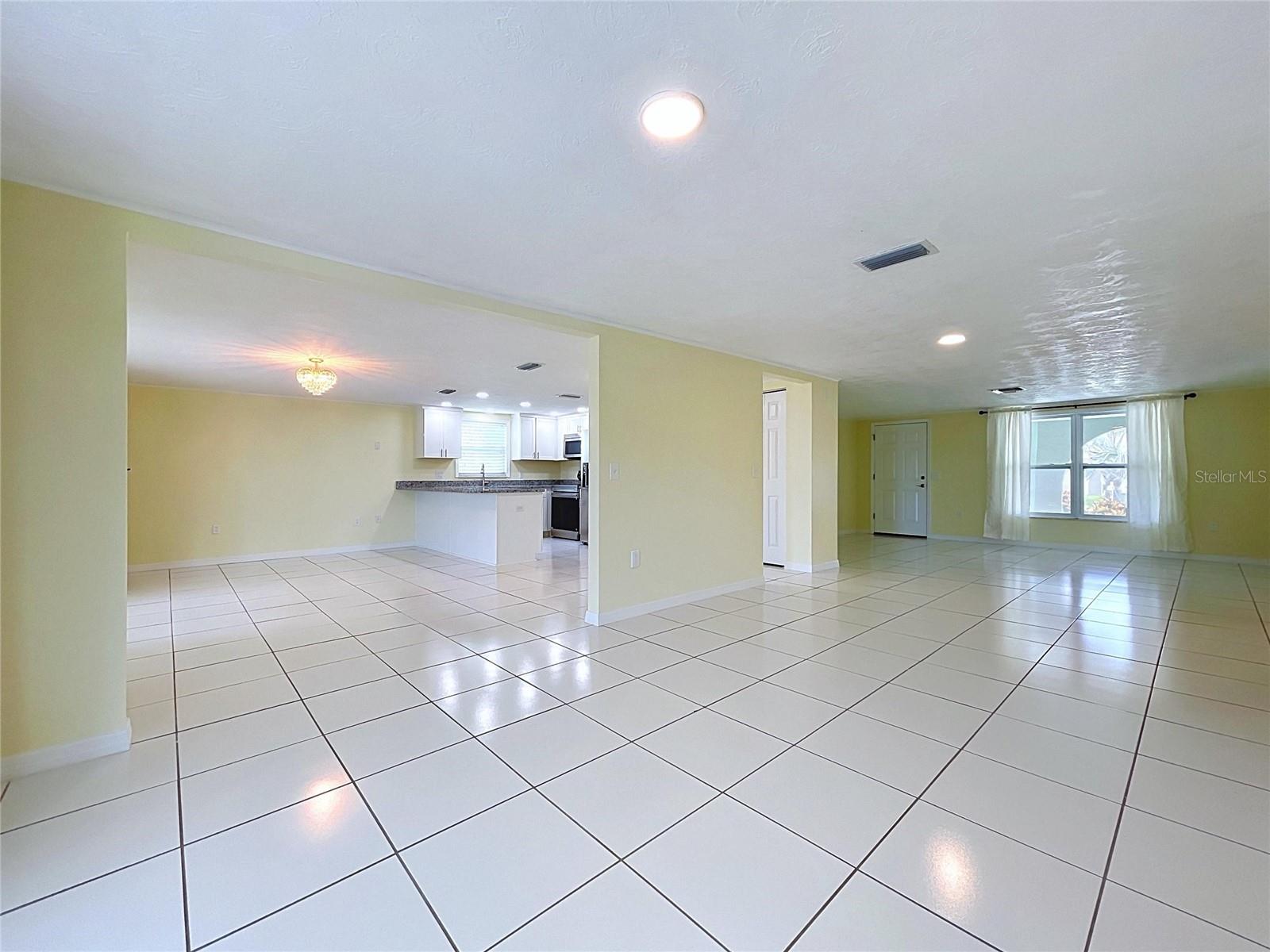 Dining room/kitchen-not staged