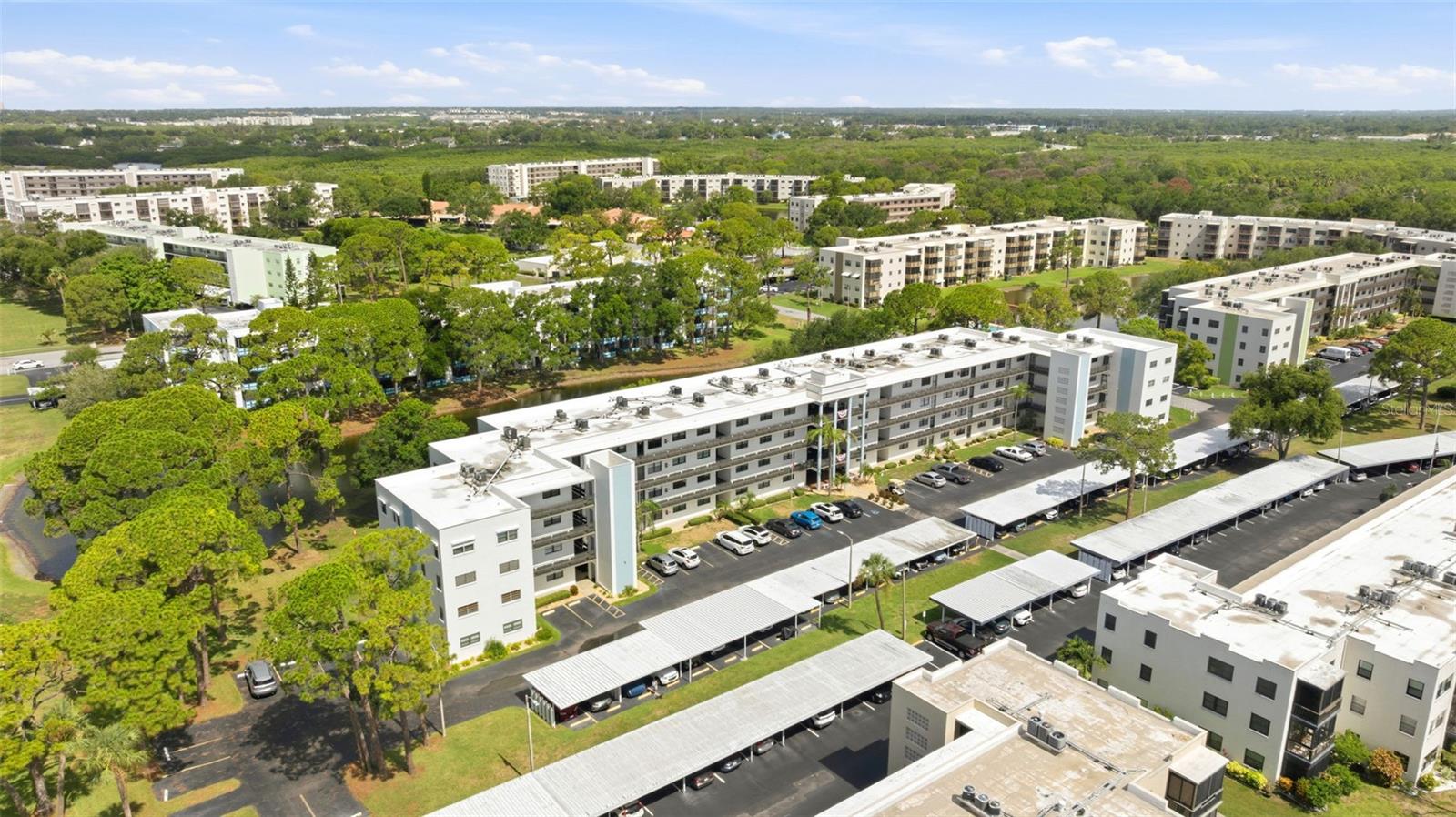 Kenilworth building is off of the main road- peaceful and convenient location in the community!