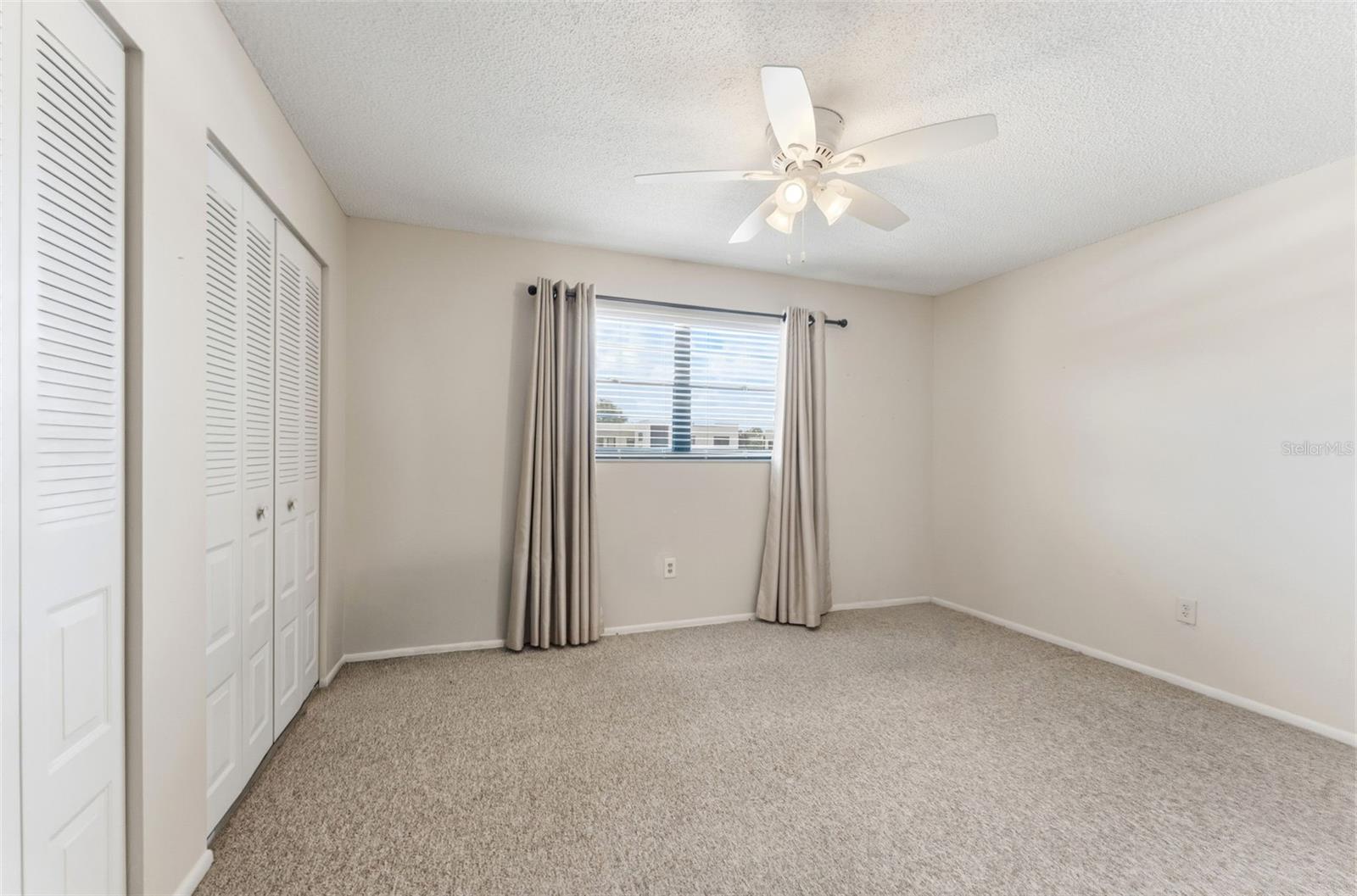 Roomy Bedroom with two wall closets!