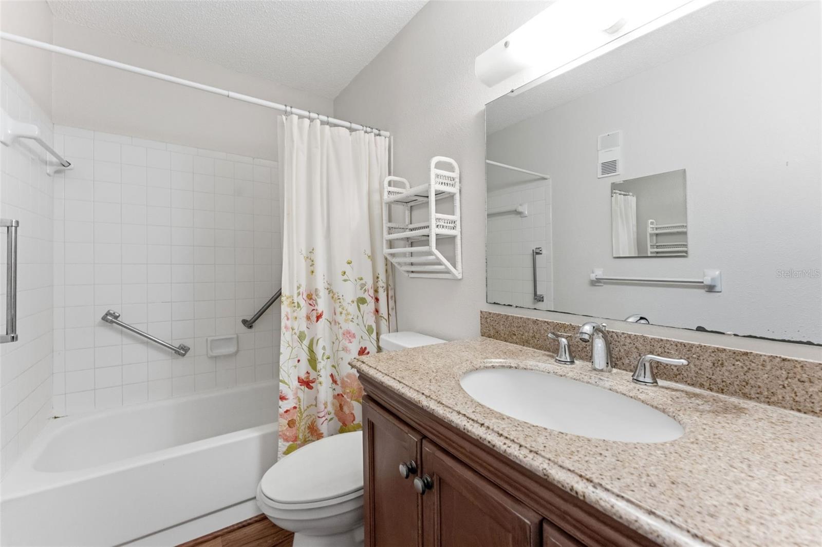 updated vanity in bathroom