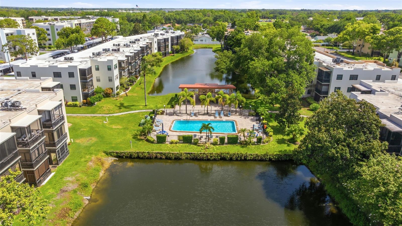 One of the many pools to choose from!