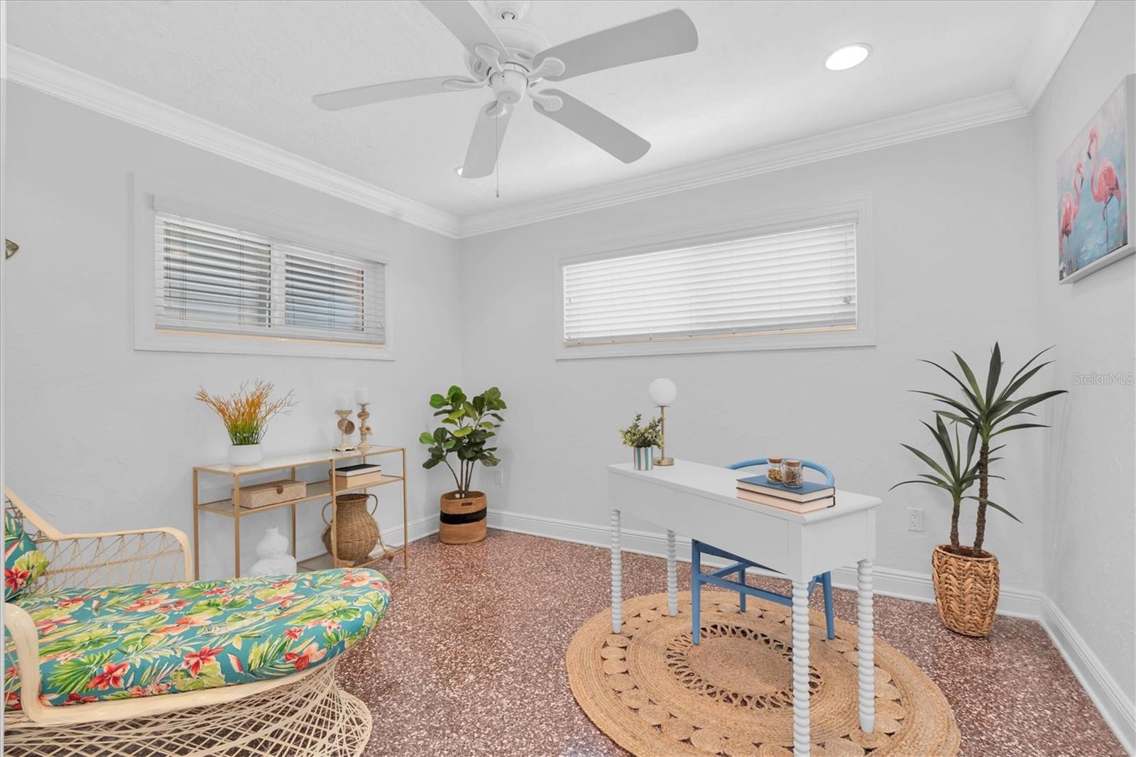 Office/bedroom with bath and private entrance