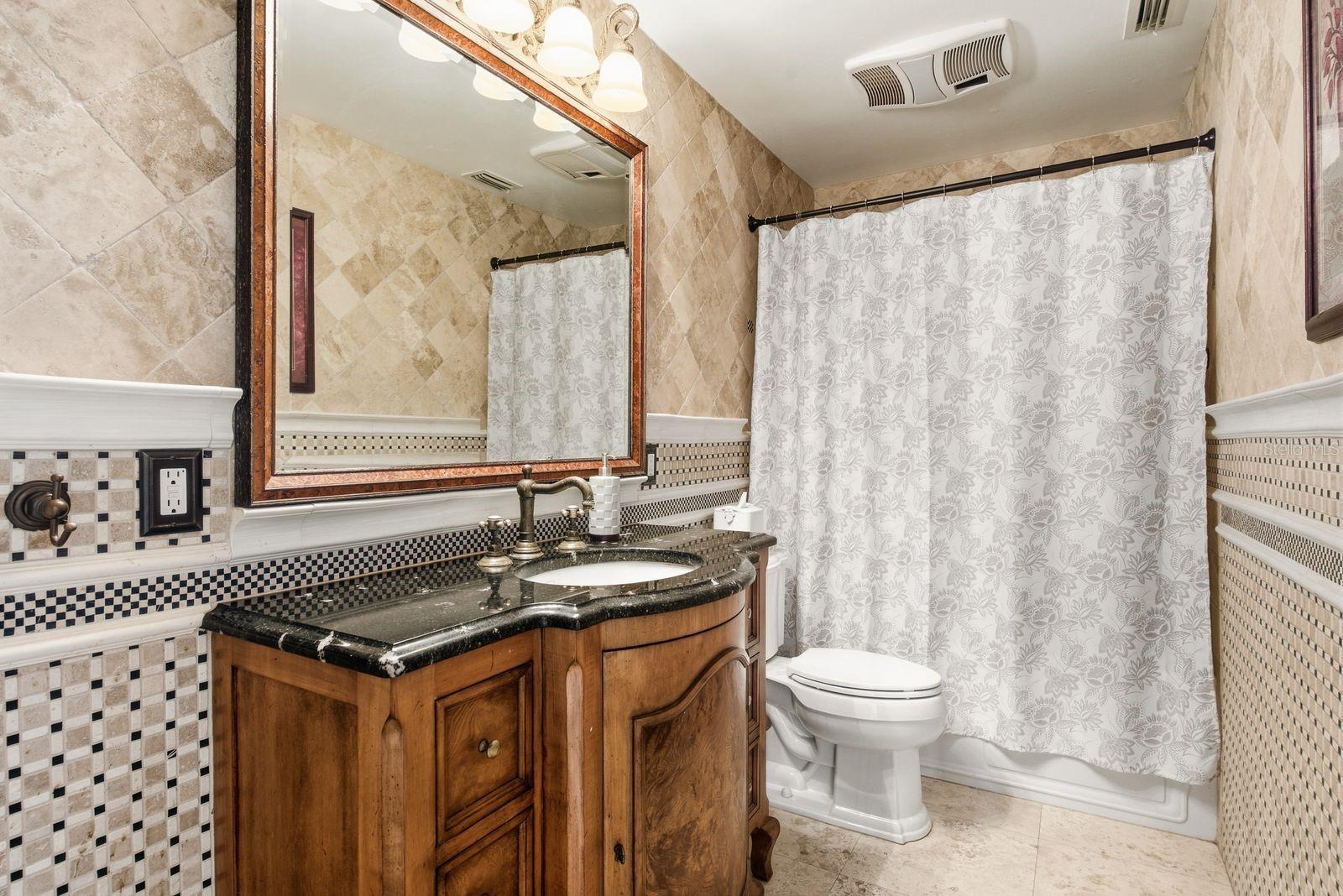 Hall way bathroom