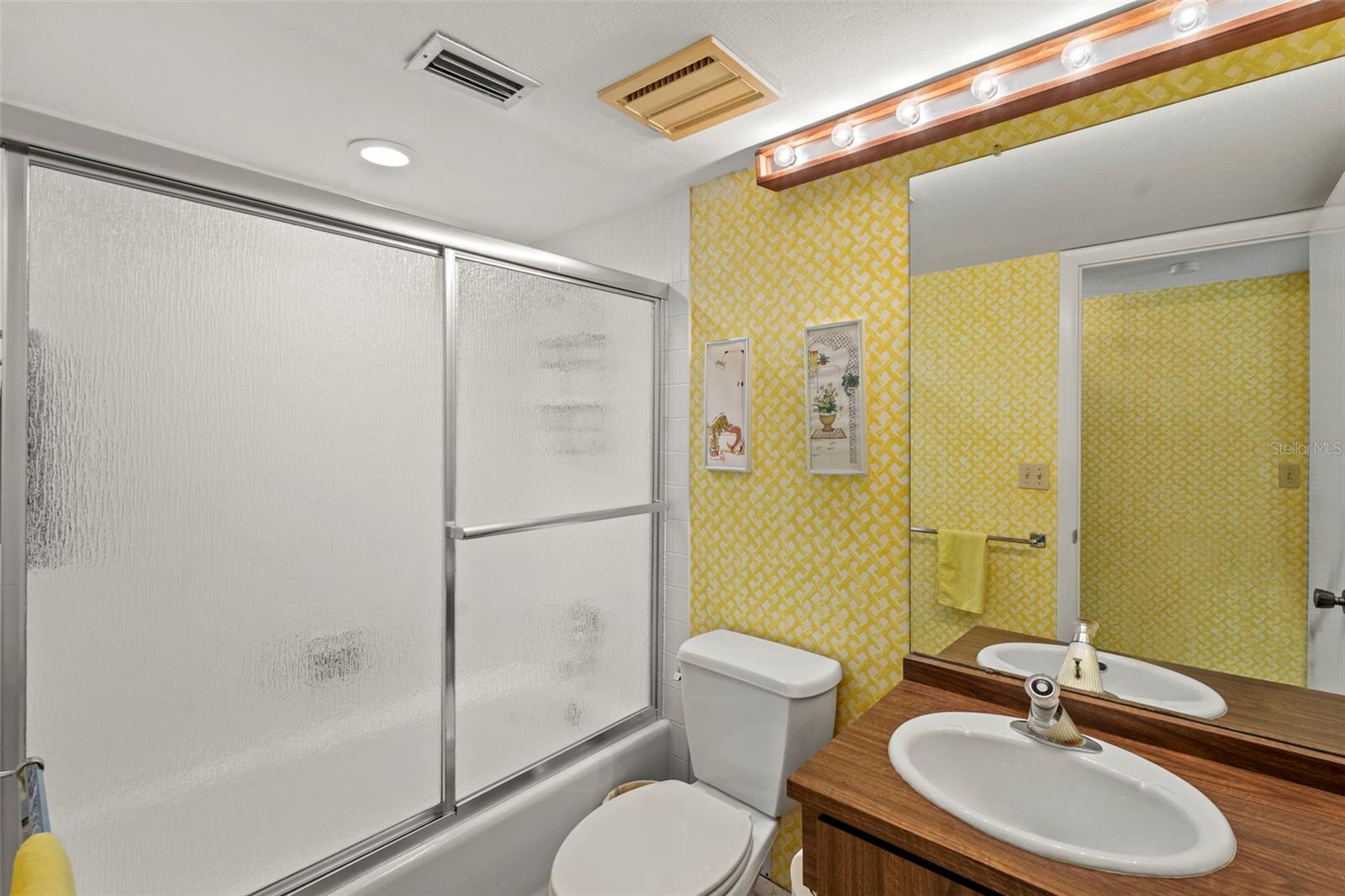 Primary bath with walk-in shower