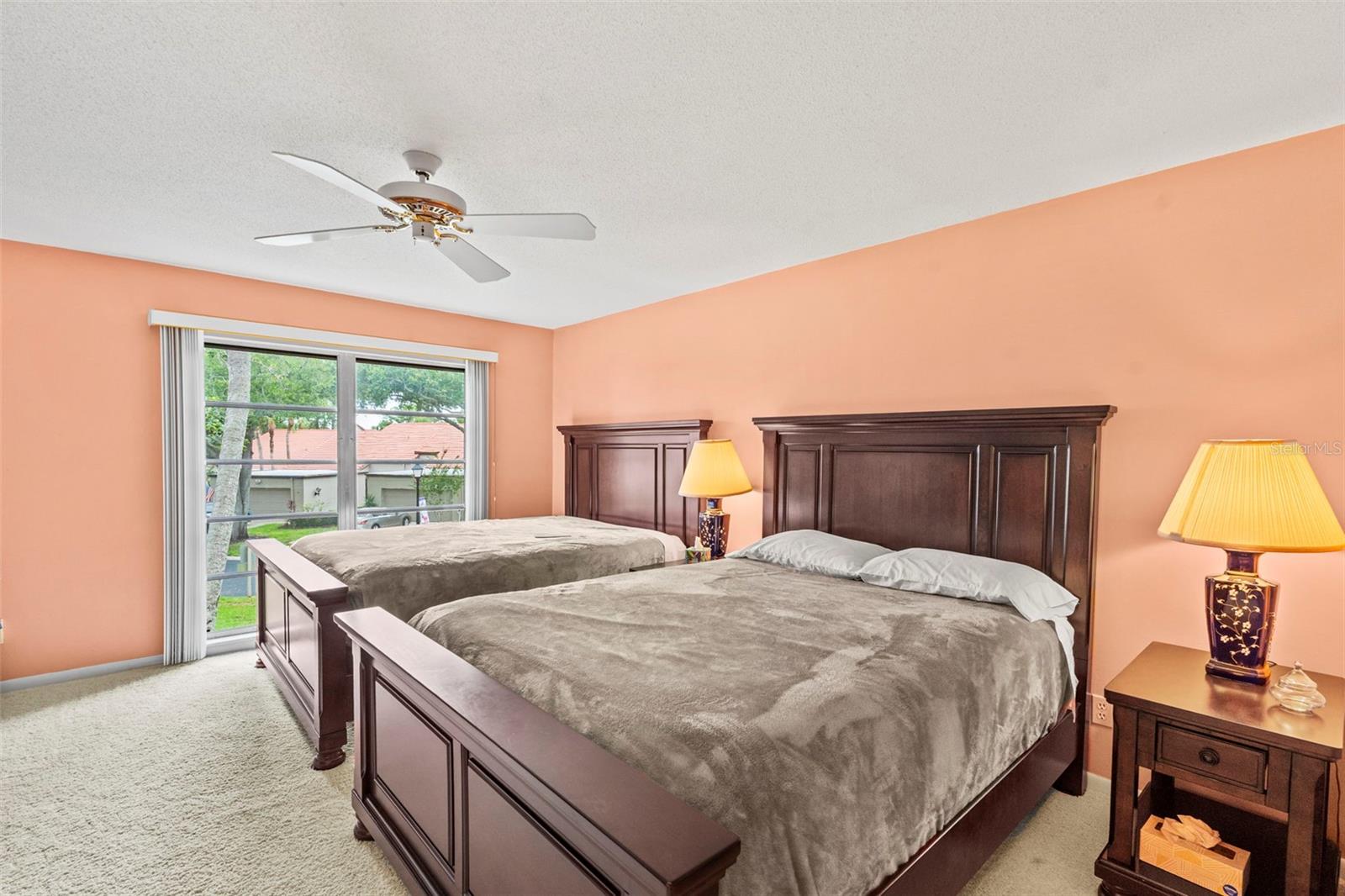 spacious guest room