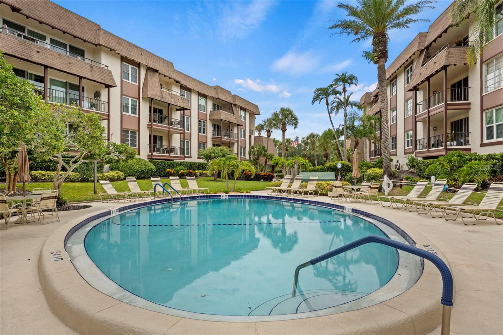 Community heated pool