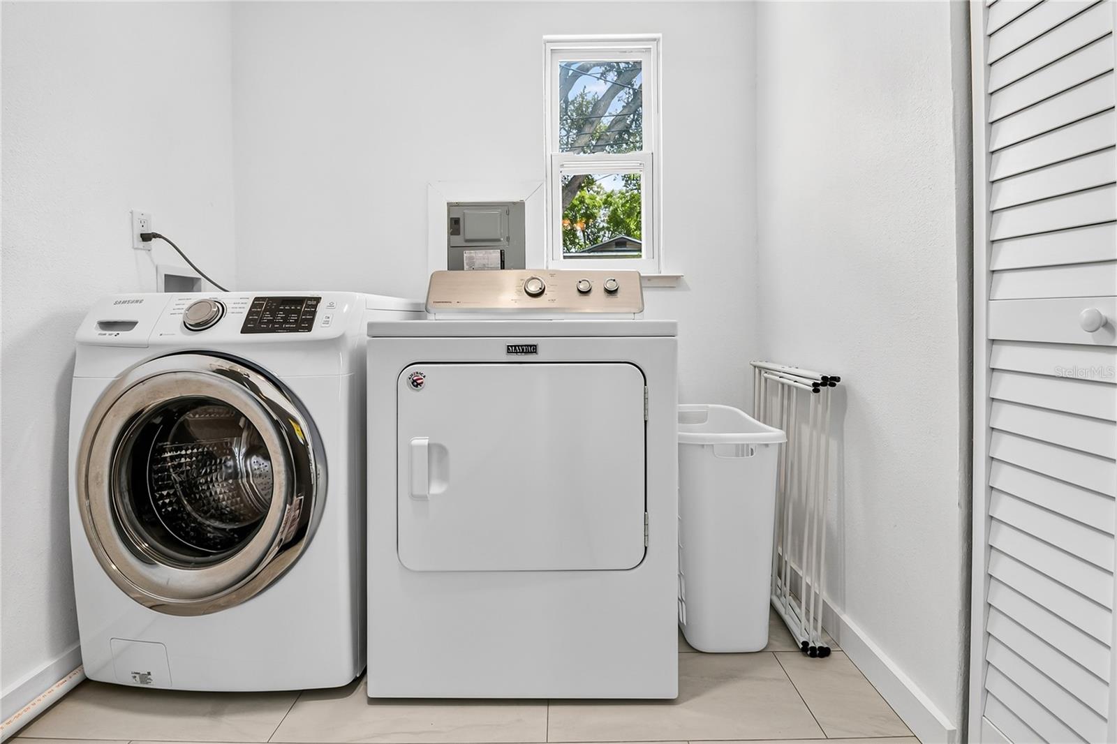 Inside laundry room