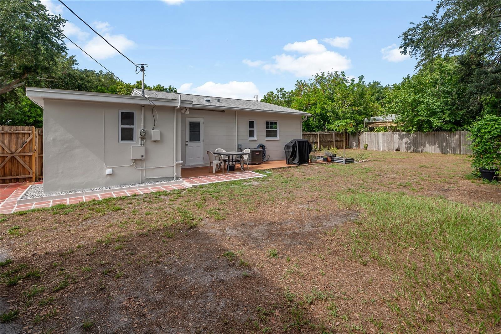 Rear yard