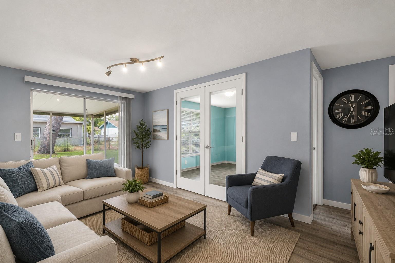 Virtually Staged Living Room