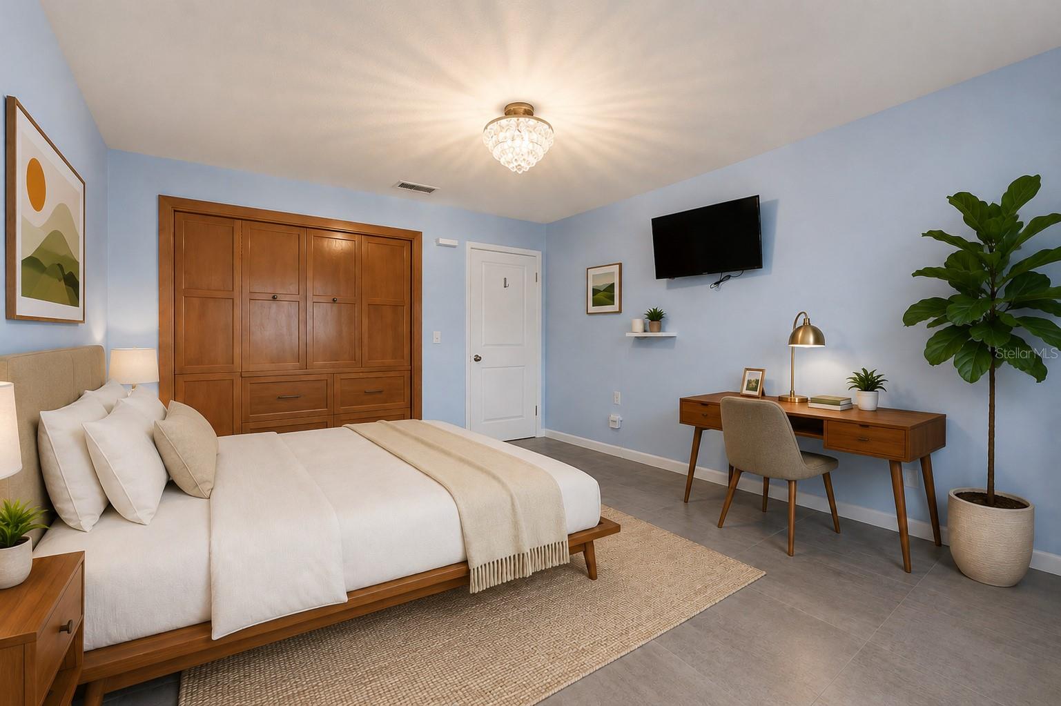bedroom 2 with built in closet