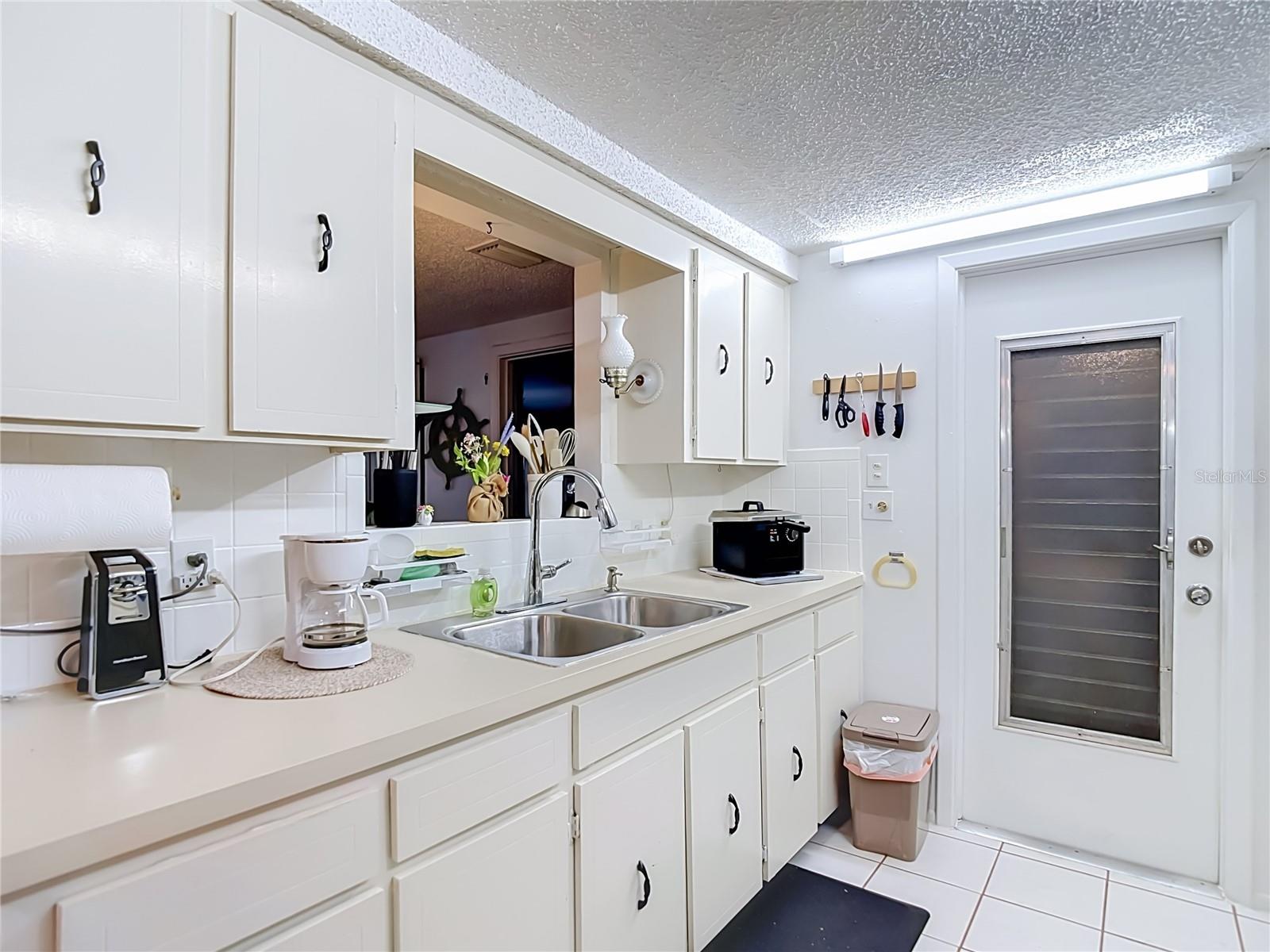 kitchen with a pass through