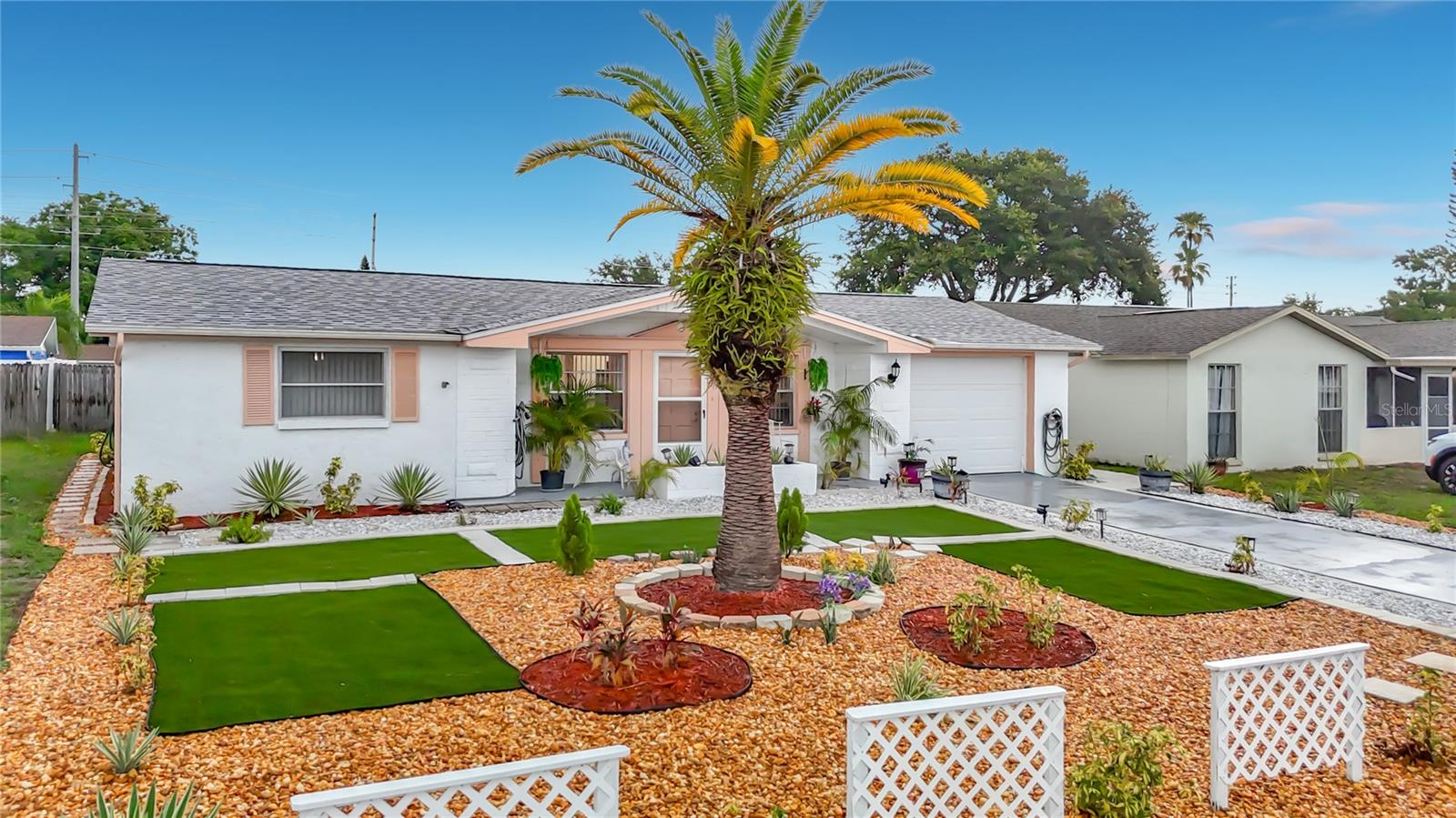 front of property